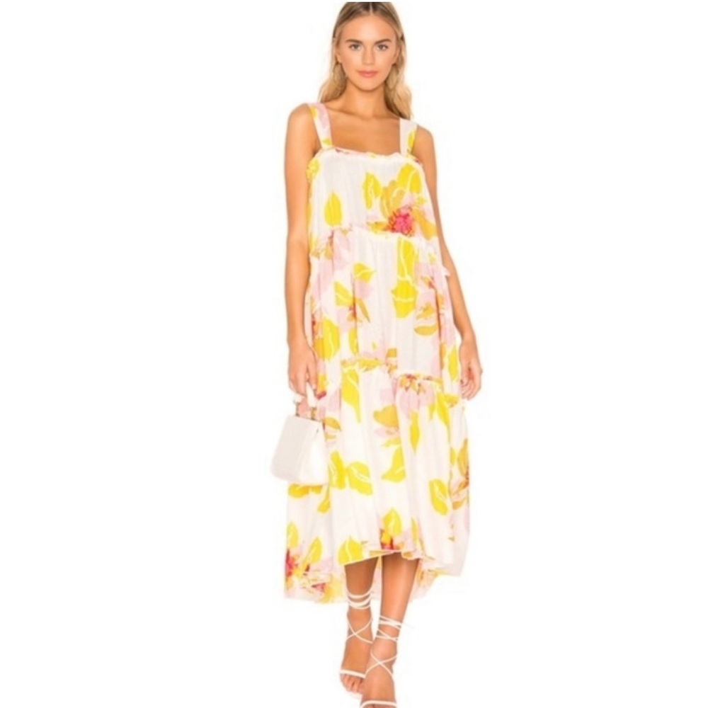 SOLD. Free People size medium (can fit large) Midi Moonlight Dress